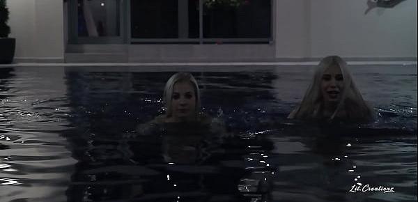  Skinny Dipping in Public pool